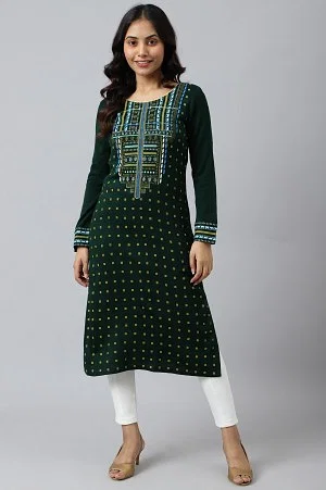 What winter wear looks good with kurtis  Quora