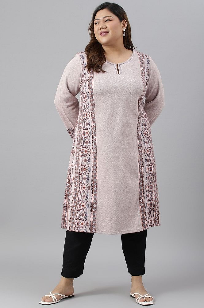 Plus size woolen kurtis online sale