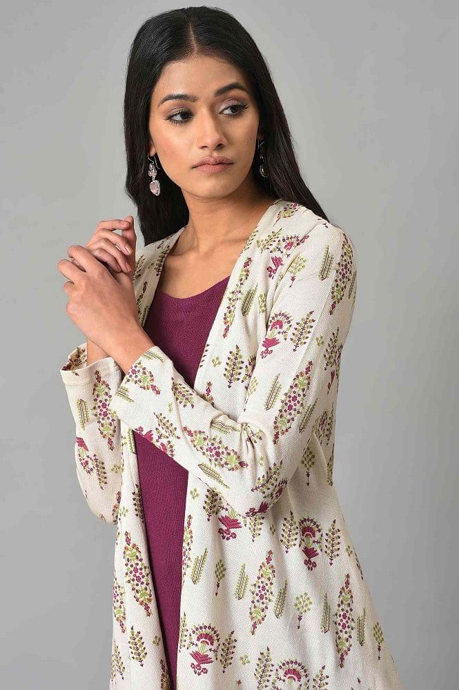 Beautiful Long Jacket. | Velvet dress designs, Long kurti designs, Kurta  neck design
