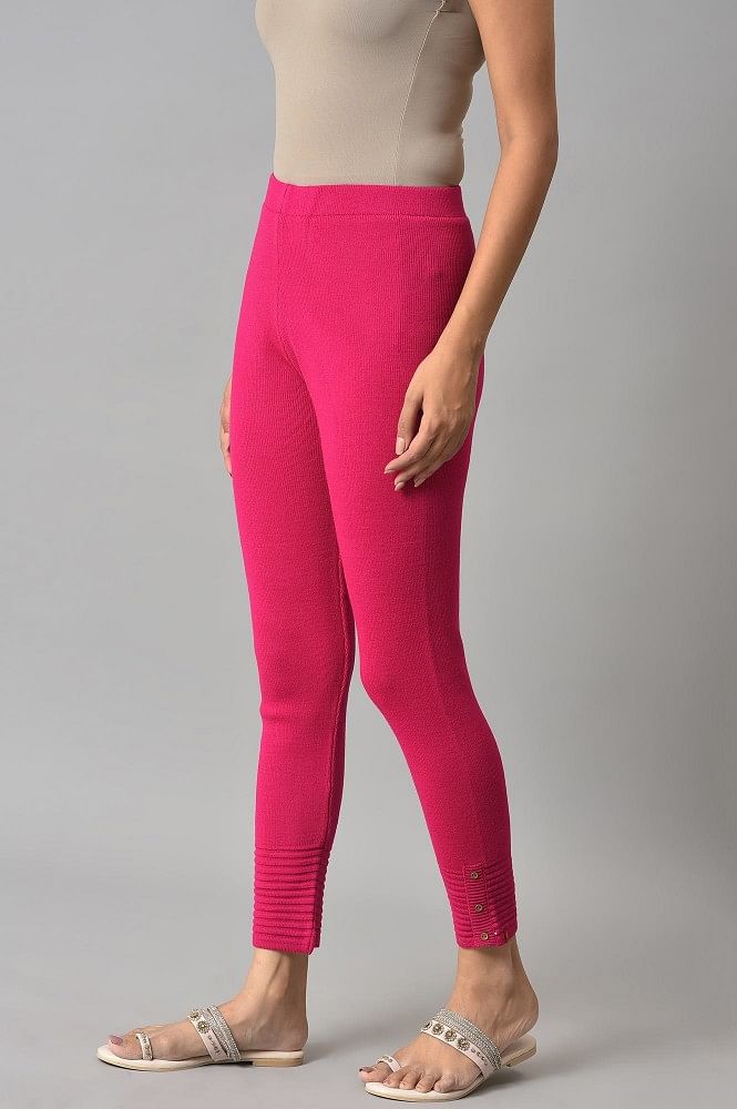 Buy Pink Leggings for Women by Jcss Online | Ajio.com