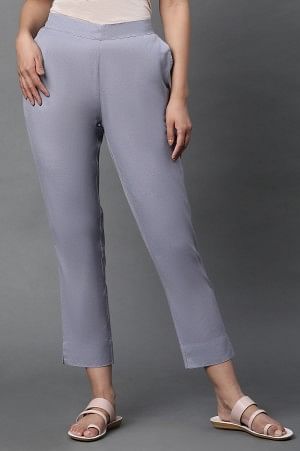 Buy Gold Trousers & Pants for Women by AURELIA Online | Ajio.com