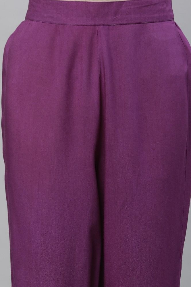 Buy Women's Purple Wide Leg Trousers Online | Next UK