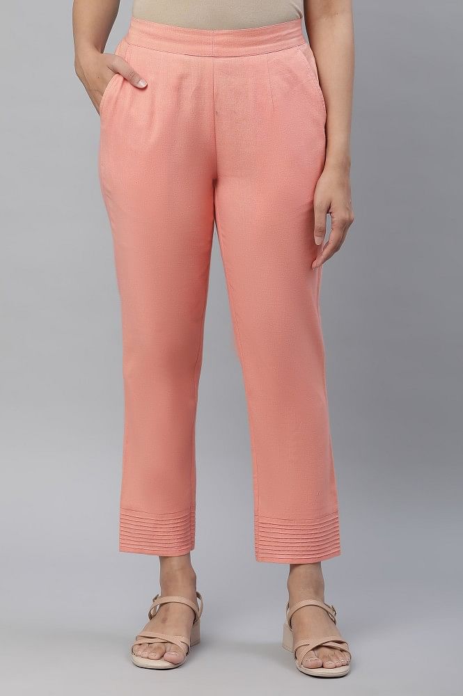 THE MYA METALLIC FAUX LEATHER PANTS IN PINK – Pink Desert