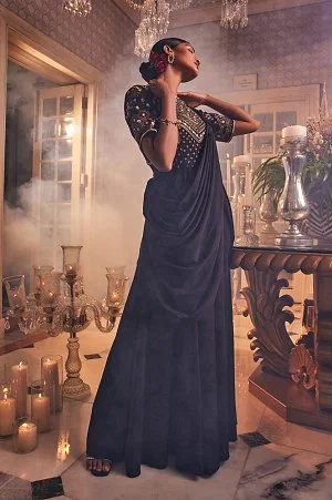 20 Beautiful Saree Gown Designs