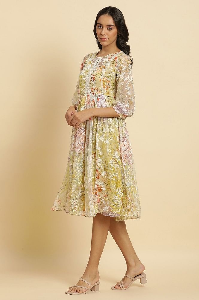 Floral Print Mini Dress — YELLOW SUB TRADING