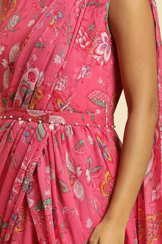 Buy Sugathari Flared Saree Shapewear - Baby Pink at Rs.1799 online