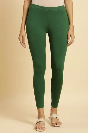 Buy Green Knitted Women Tights Online - W for Woman