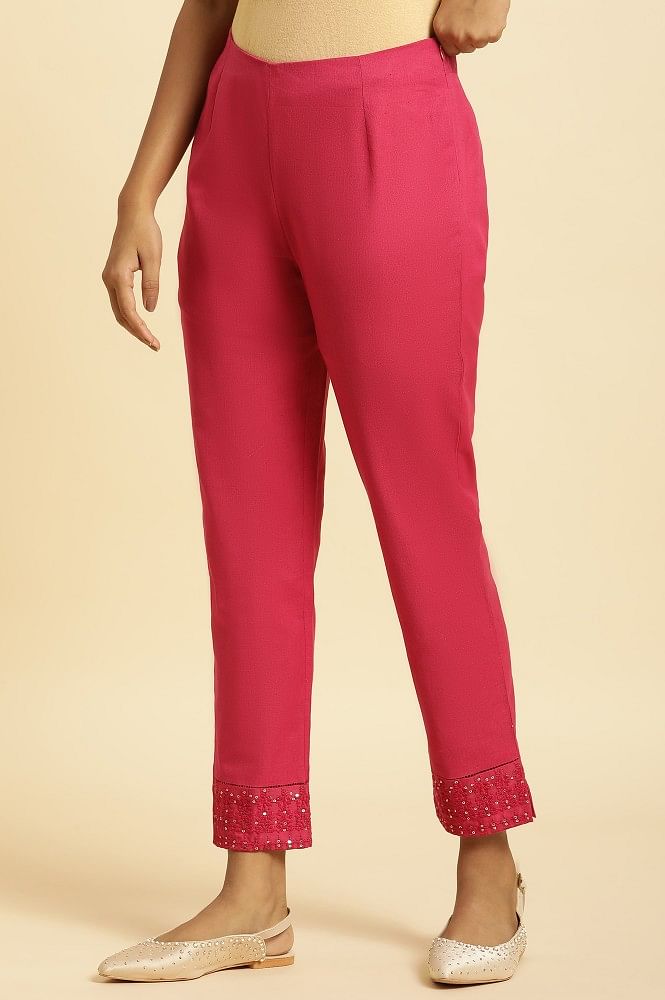 Buy Peach Track Pants for Girls by TRENDYOL Online | Ajio.com
