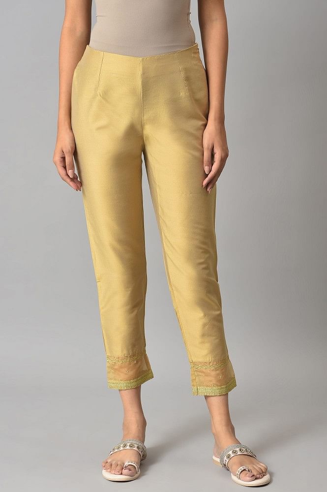Buy Yellow Trousers & Pants for Men by hangup Online | Ajio.com