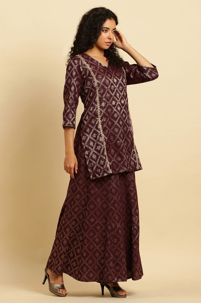 short kurta with laced jacket - Theunstitchd Women's Fashion Blog