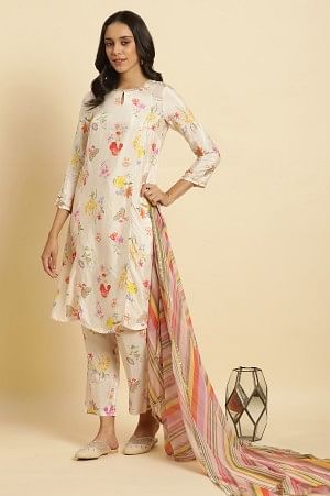 Pink Paisley Printed Cotton Kurta