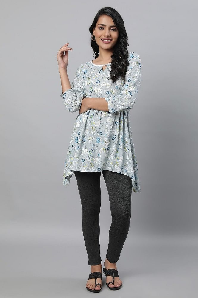 Buy Blue Kurtis & Tunics for Women by Yashoda Amma Online | Ajio.com