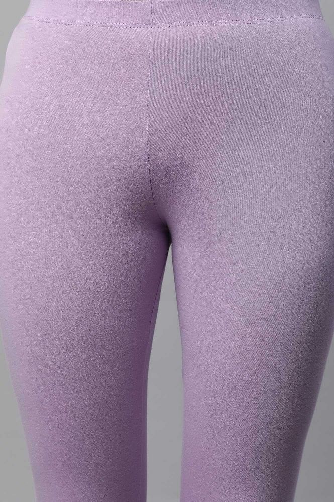 Indian Simple And Elegant Purple Cotton Lycra Seamless Leggings at Best  Price in Tirupur | Hooves Leggings Company
