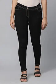 Women's Cotton Lycra Black Jegging, Size: 30, 32, 34, 36, 38, 40, 42 and 44  at Rs 450 in Mumbai
