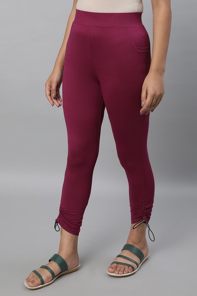 Drawstring clearance yoga leggings