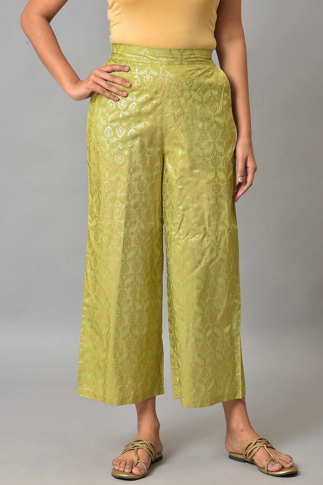 Buy BuyNewTrend White Rayon Block Print Women Palazzo Pant Online at Best  Prices in India - JioMart.
