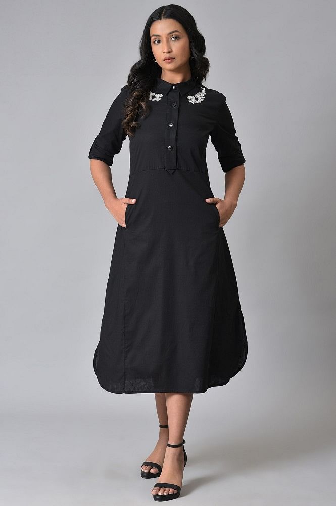 100% Polyester SHEIN Plus Button Front Sleeveless Shirt Dress, Size: 2XL  3XL at Rs 300/piece in Mumbai