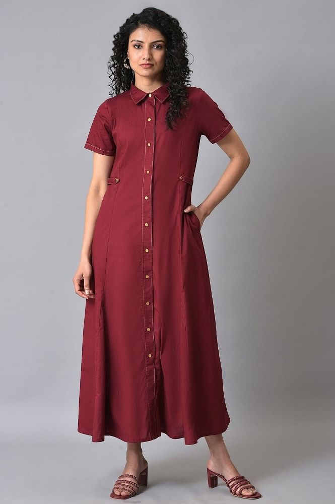 JIM NORA Womens V Neck Button Down Casual Midi Dress A Line Short Sleeve  Solid Summer Midi Sundress With Sleeves 230413 From Kong01, $15.75 |  DHgate.Com