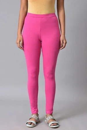 Buy Coral Cotton Jersey Tights Online - W for Woman