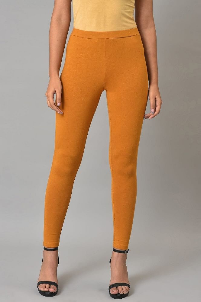 Women's Nike dri fit leggings half mesh XS Mustard yellow, black and white  | eBay