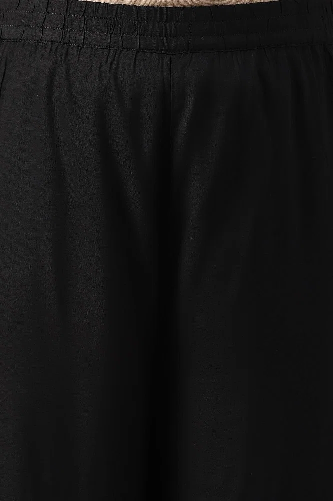 Shop Plus Size Tall Ponte Checker Pant in Black, Sizes 12-30