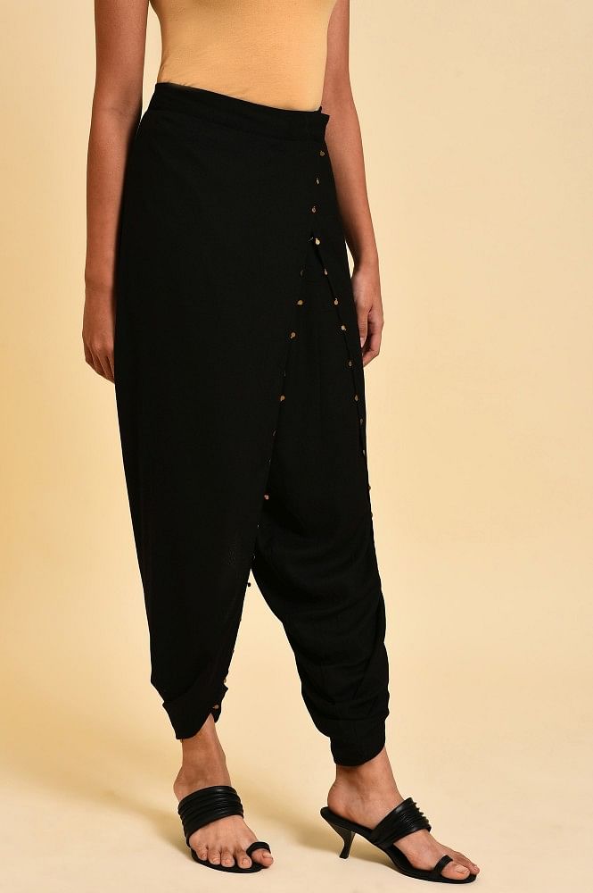 Buy Black Pants for Women by Molcha Online | Ajio.com