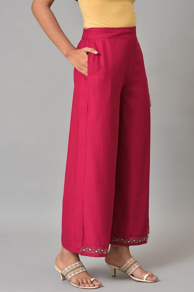 Buy Tokyo Talkies Beige Regular Fit Self Design Parallel Trousers for Women  Online at Rs739  Ketch