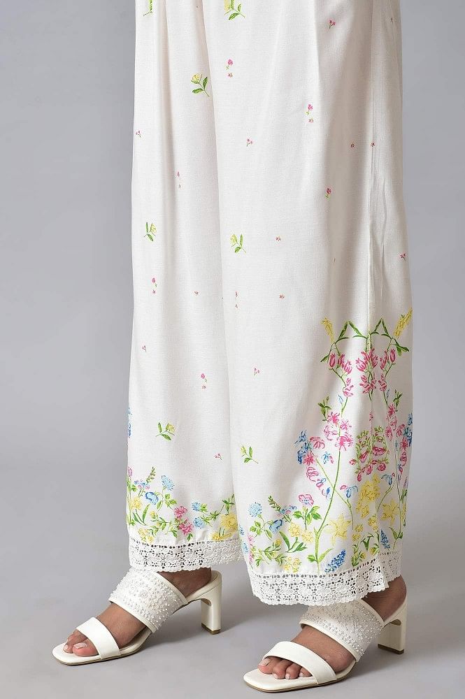 Double Take Floral Tiered Wide Leg Pants – The Afterglow Boutique