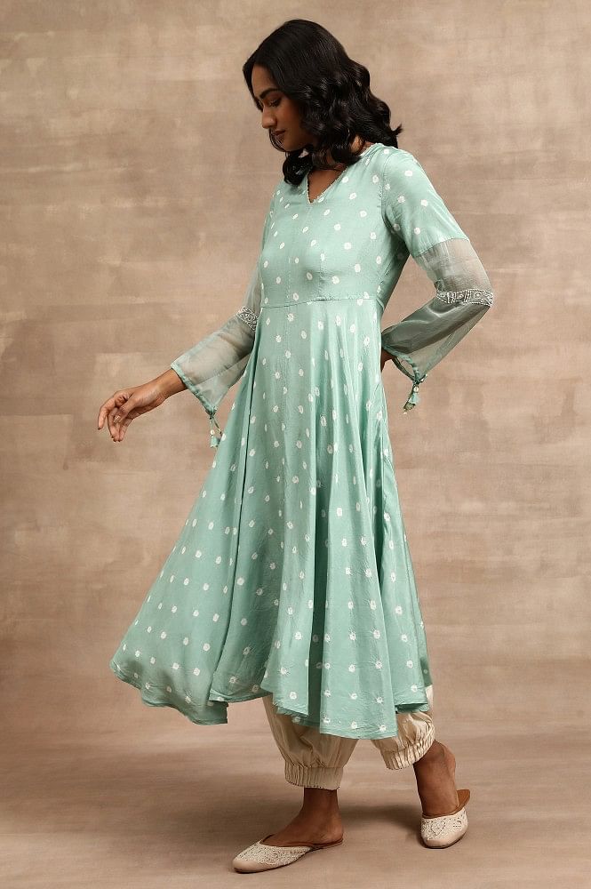 Buy Dabu Hand Block Printed Dress Online | Printed Dress for Women