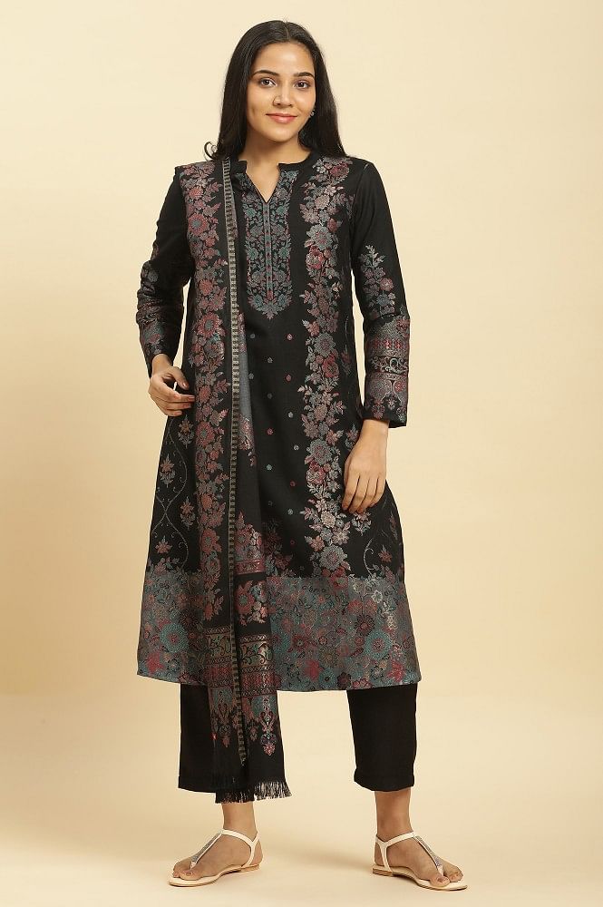 Buy Jeeva Kurta Trouser - Black Boski at Best Price In Pakistan | Telemart