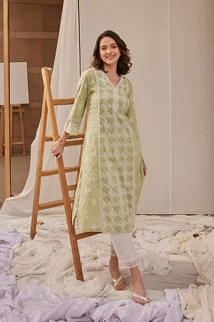 Buy Stylish Rayon Women Kurti with Designer Sleeves and Frill in Neck Very  Stylish Kurti in neon Colour can be paired with Jeans, Leggings,Pants,  Plazzo (XX-Large) at