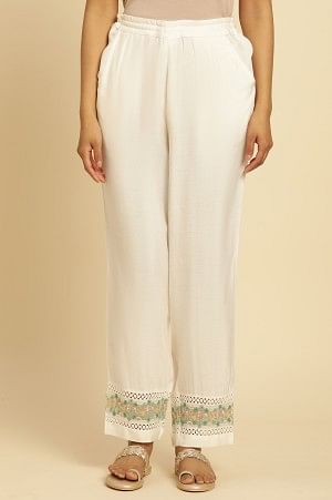 Ladies Rayon Regular Lace Palazzo Pant, Occasion : Casual Wear, Formal  Wear, Party Wear, Size : 20-40 at Rs 150 / Piece in Delhi