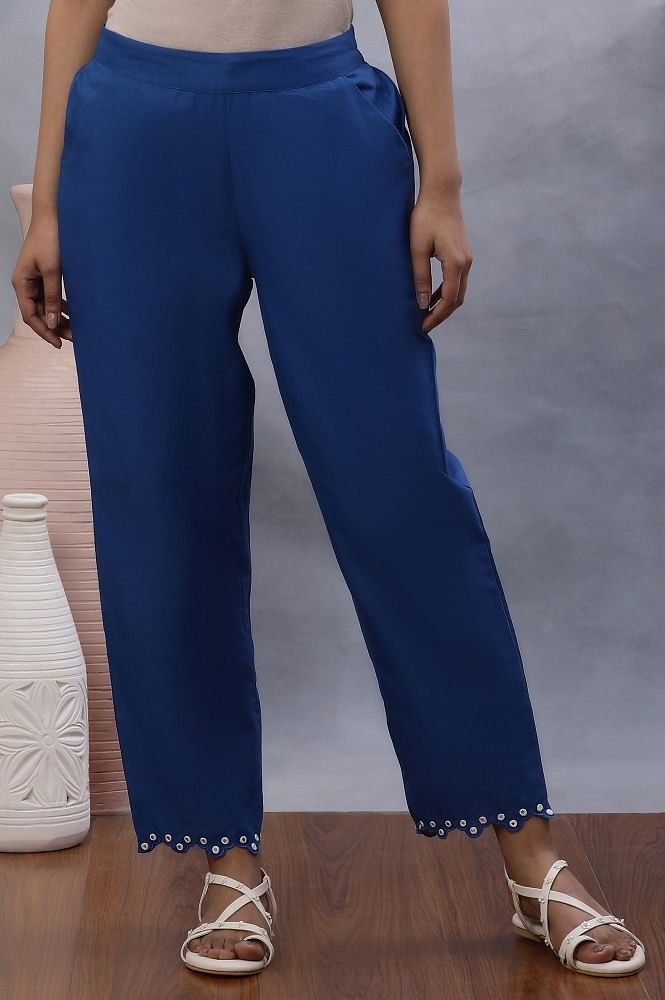 Buy COTREL Plus Size Women Pure Cotton Straight FIT Casual Trouser Pant  Online at Best Prices in India - JioMart.