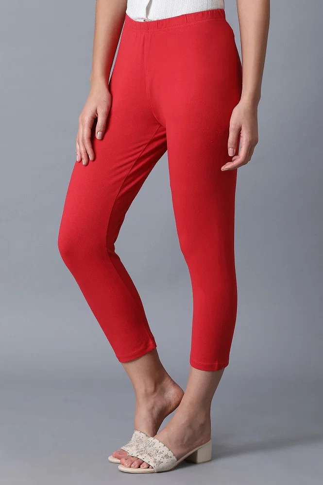 Buy Red Leggings Online - W for Woman