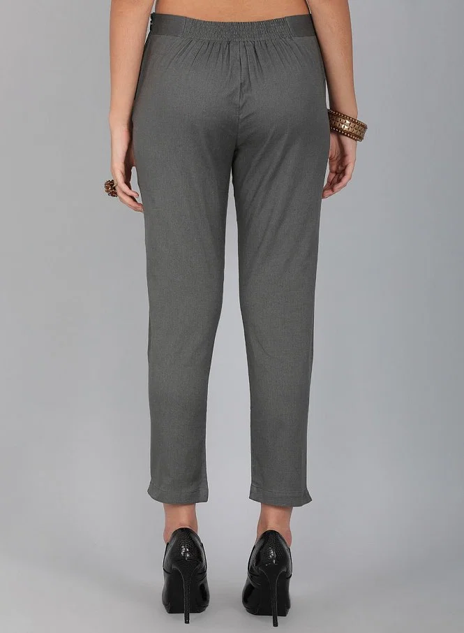 Buy Grey Trousers Online - W for Woman