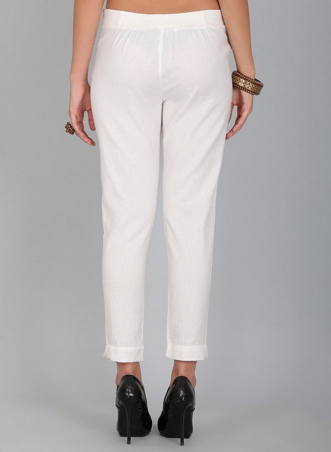 Buy Cotton Bana Elasticated Pant for Women Online at Fabindia  10562521