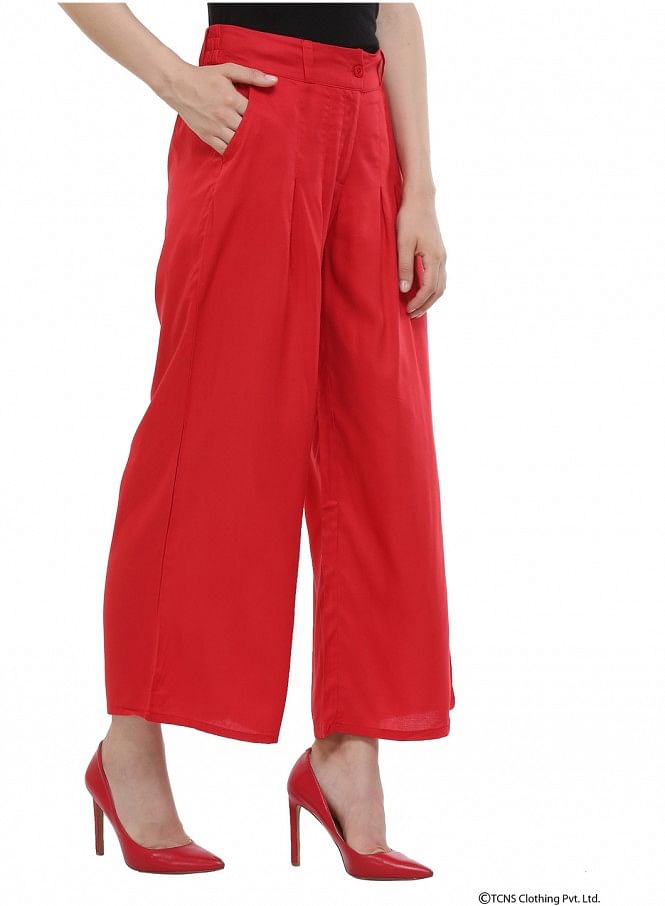Buy Indigo Mel Ankle Length Track Pants for Women | Status Quo